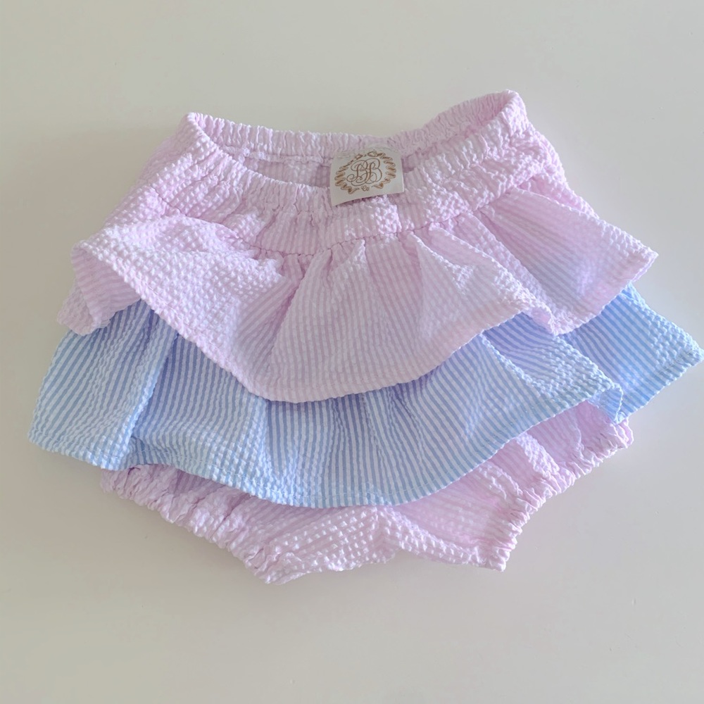 Beaufort Bonnet Ruffled Seersucker Bloomers